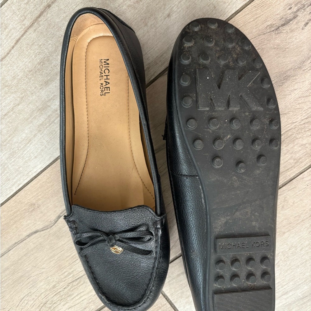 Michael Kors Everett Moccasins in Tumbled Leather - Picture 2 of 3